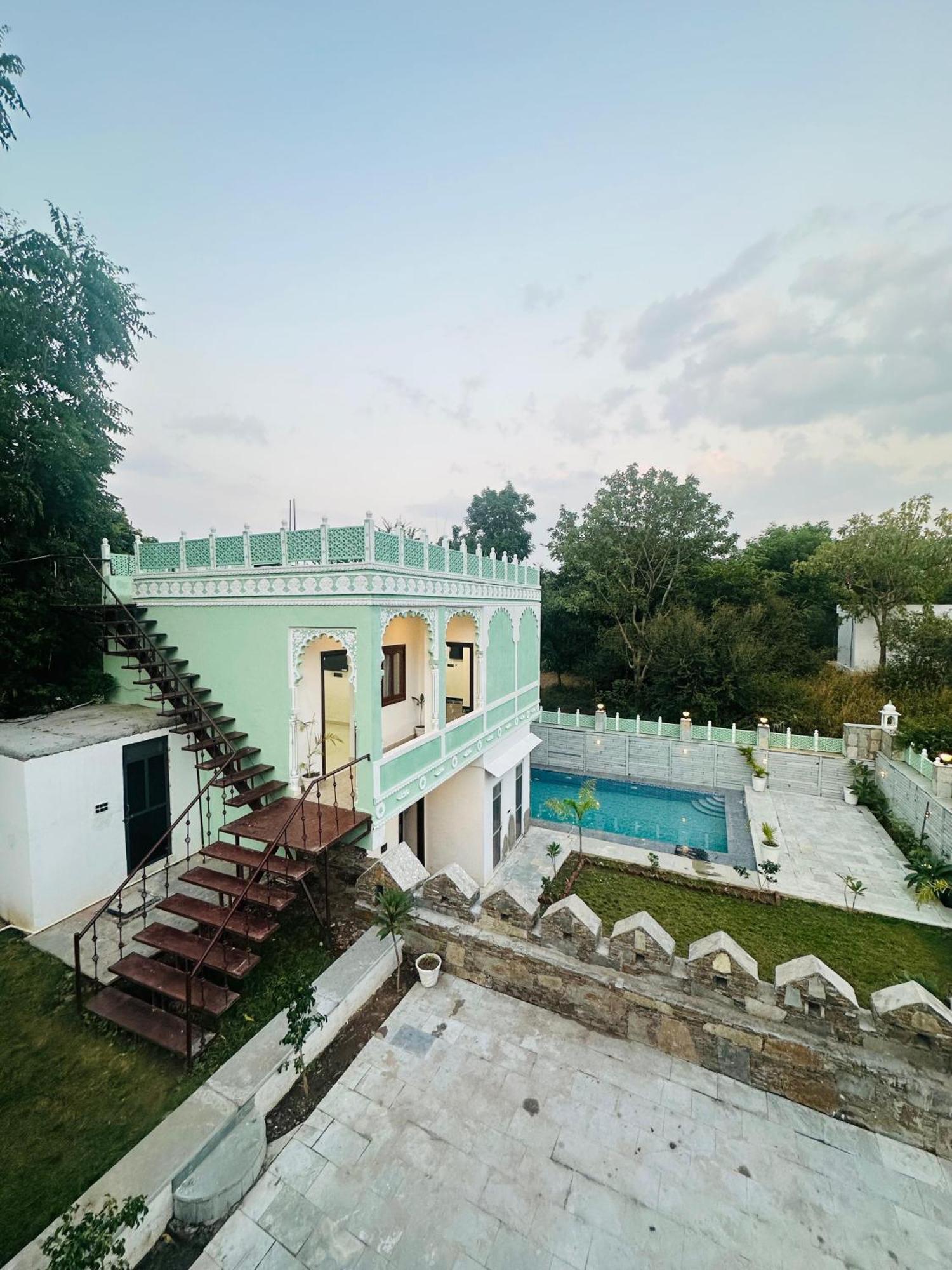Rajasthan Haveli Vila Udaipur Exterior foto