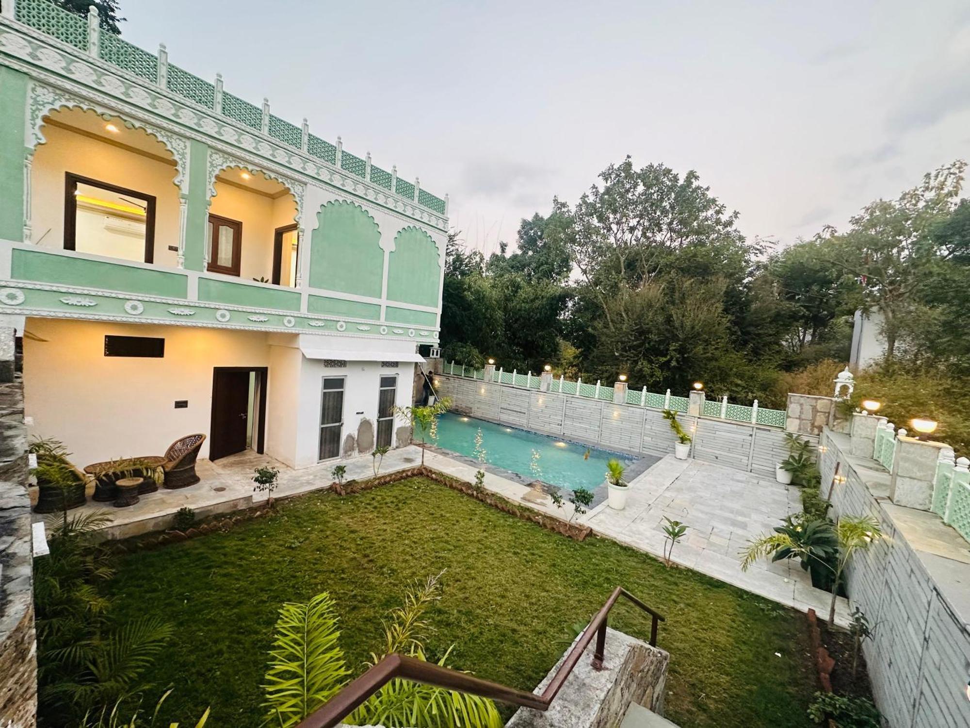 Rajasthan Haveli Vila Udaipur Exterior foto